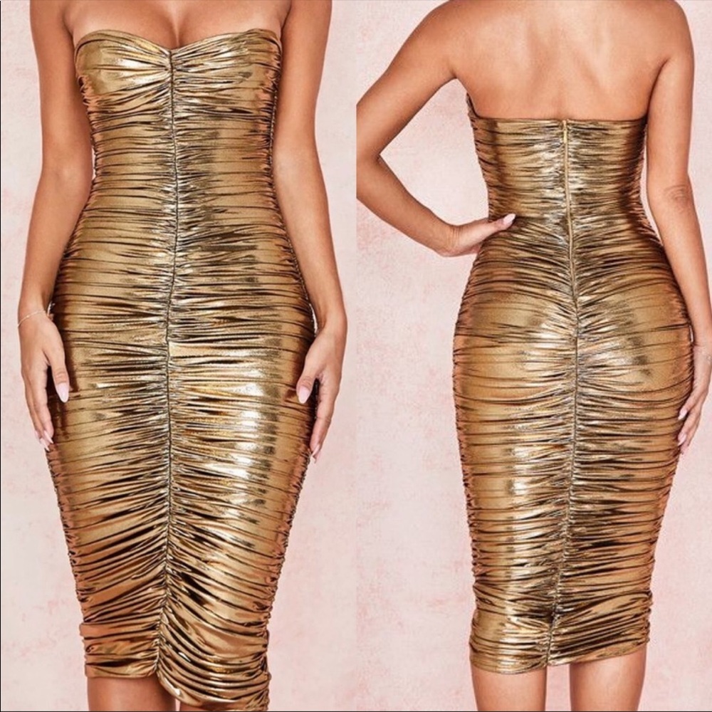 House of CB Ruched Dress